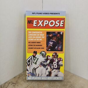 NFL Films Video NFL Exposé VHS American Football Sports 1991 Steve Sabol EUC